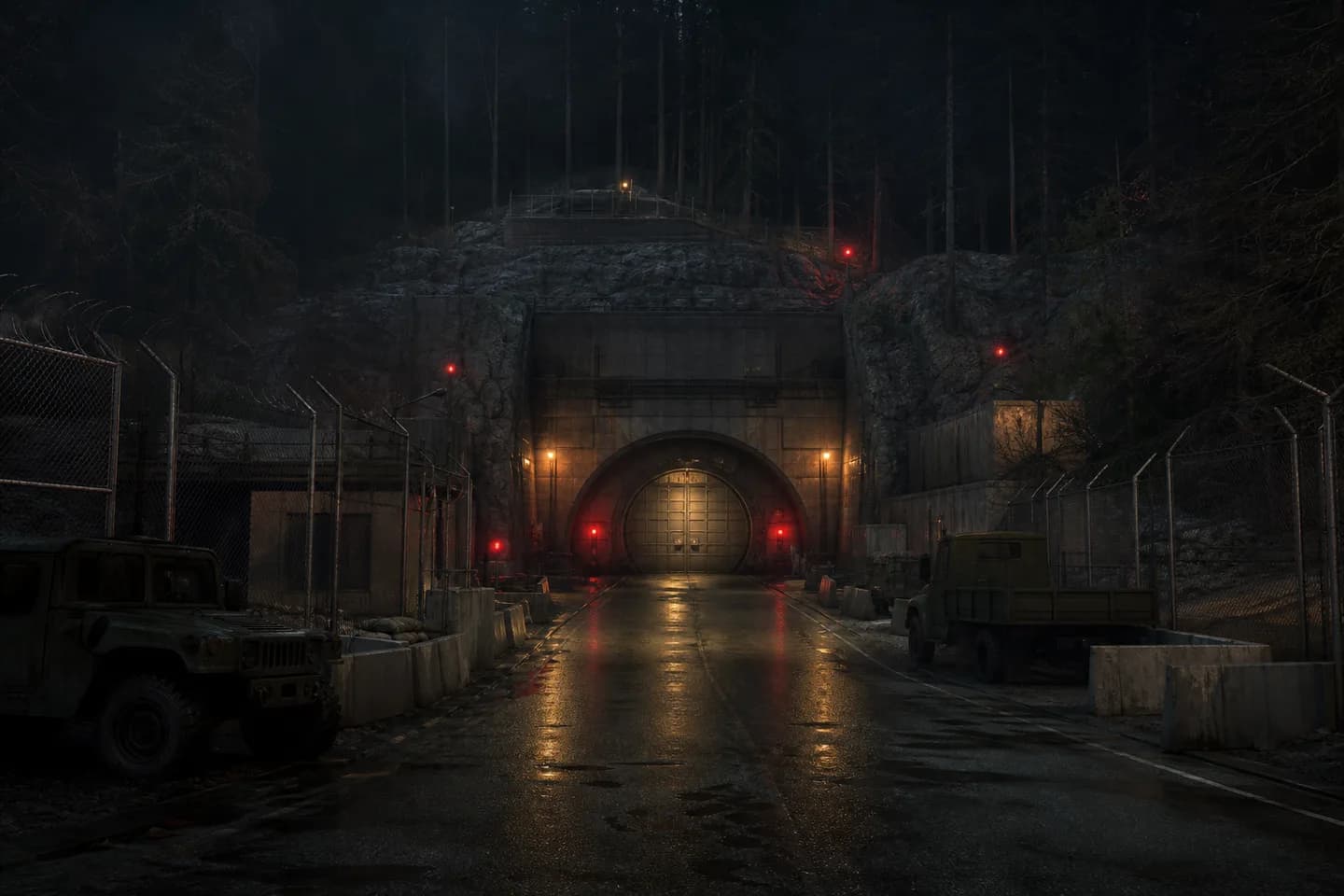 Raven Rock: A southern Pennsylvania military installation leading into an underground emergency operations bunker.